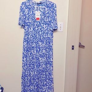 ZARA Long Floral Dress